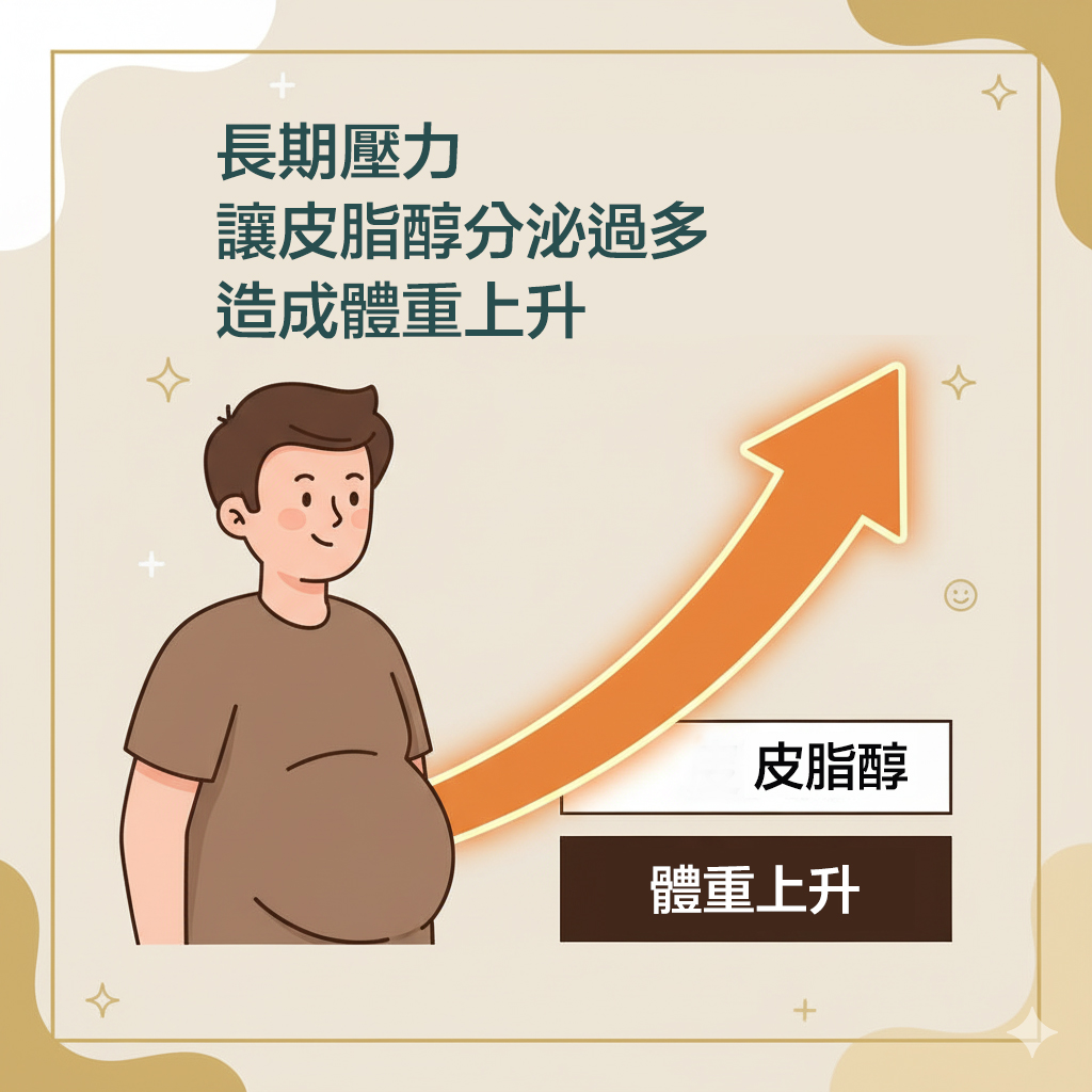 睡不著怎麼辦？晚上睡不著怎麼辦？、焦慮睡不著怎麼辦？專家教你快速放鬆入睡、失眠睡不著怎麼辦？了解原因改善睡眠品質，3大解決方法一篇整理！、吃很少一樣爆肥？小心你也壓力胖、你也有壓力肥嗎？小心壓力也會造成肥胖！、壓力肥特徵你中了幾項？腹部脂肪、睡不飽都是警訊！、自律神經失調與壓力肥：壓力肥原因、自律神經失調症狀、壓力肥怎麼解決、吃的少一樣胖 小心壓力肥、認識壓力肥特徵，自律神經失調對體重原來有影響、你不是瘦不下來，是壓力太大！…這些壓力肥警訊，你中了幾項？！、焦慮綁架大腦小心暴肥！醫揭「壓力胖」